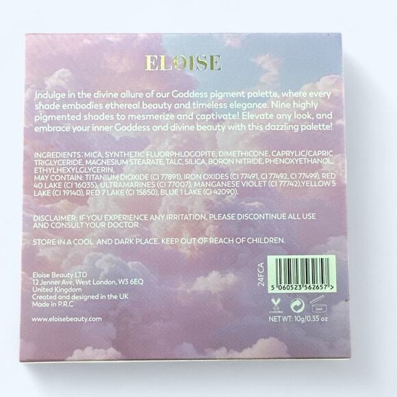 ELOISE BEAUTY Goddess Eyeshadow Palette 10 g - Picture 4 of 4
